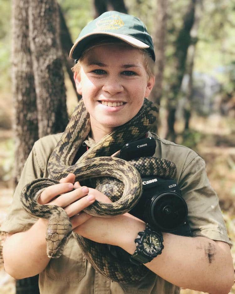 Robert Irwin, Steve Irwin's Teenage Son, Talented Wildlife Photographer