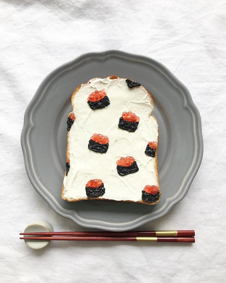 Toast Art by Eiko Mori
