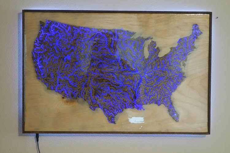 Resin Map DIY