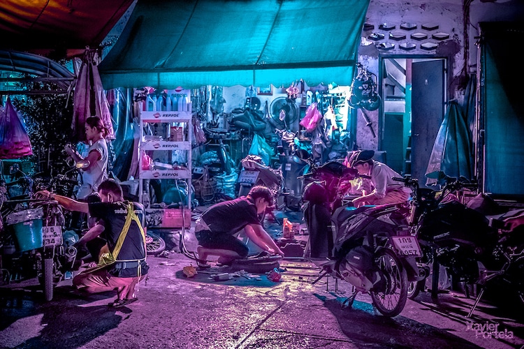 xavier portela neon photos bangkok