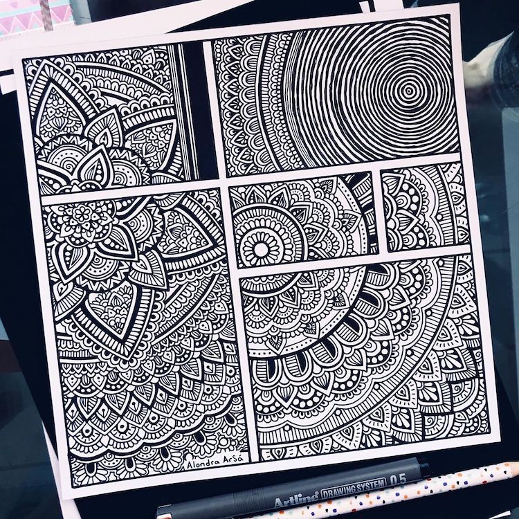 Learn How To Relax And Create With This Easy Zentangle Method