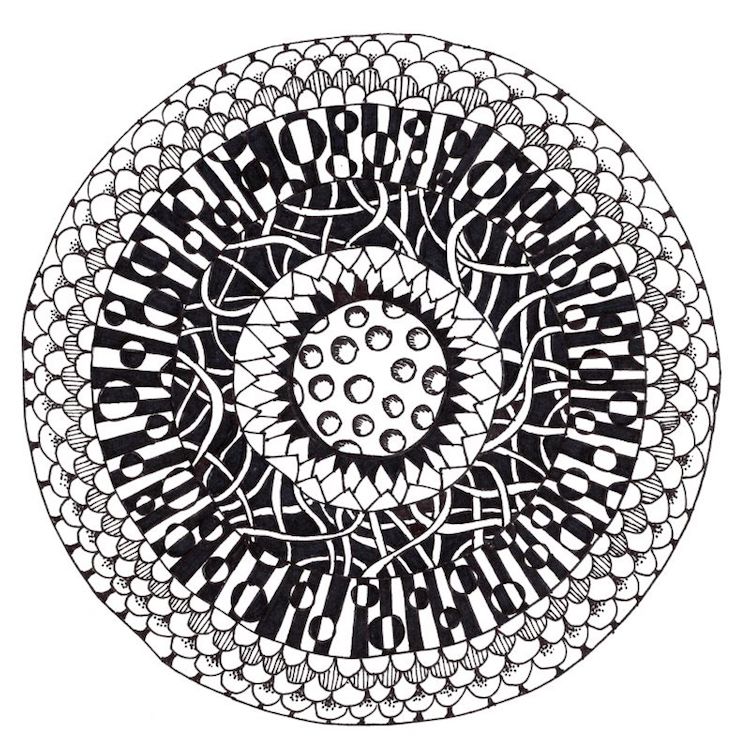 Easy Zentangle Patterns for Beginners and Kids