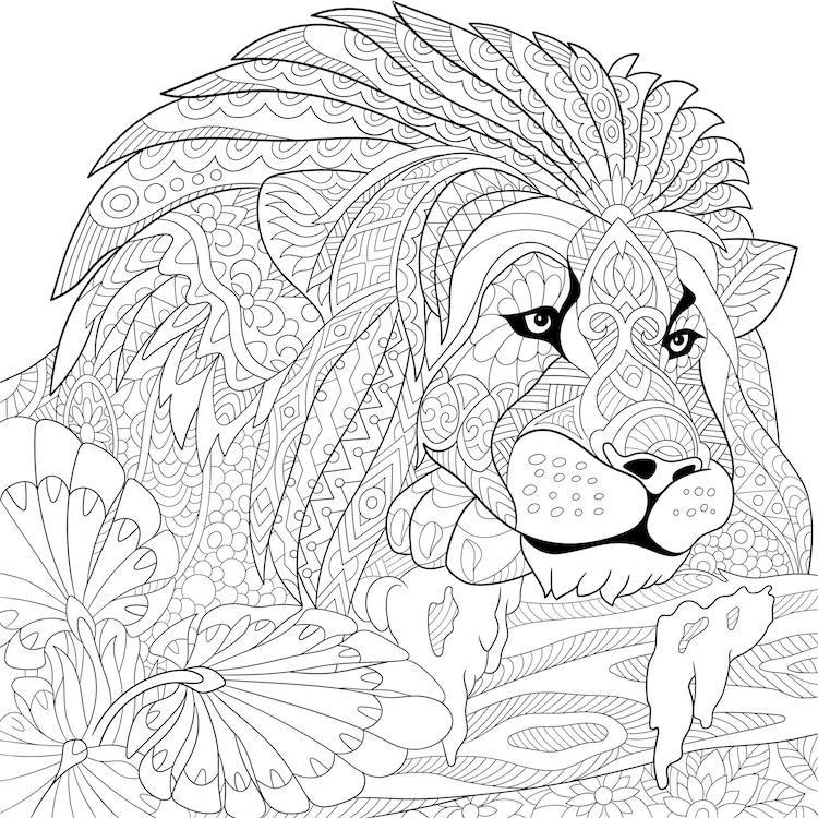 easy animal zentangles