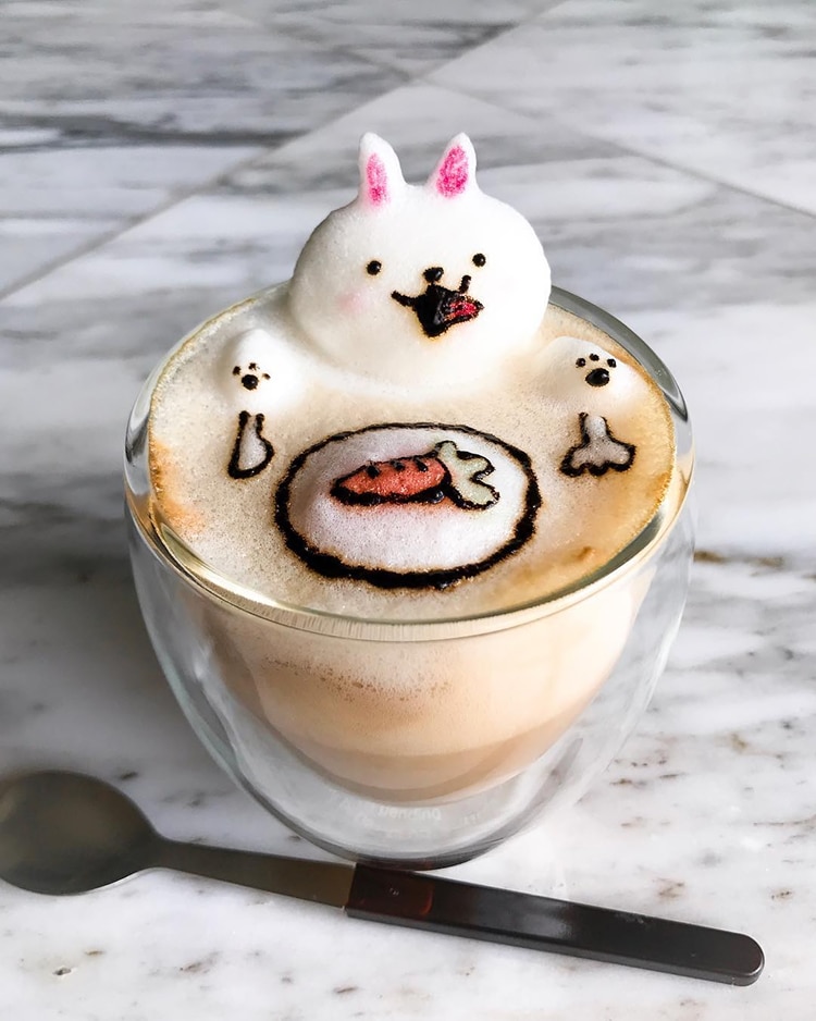 Daphne Tan 3D Latte Art