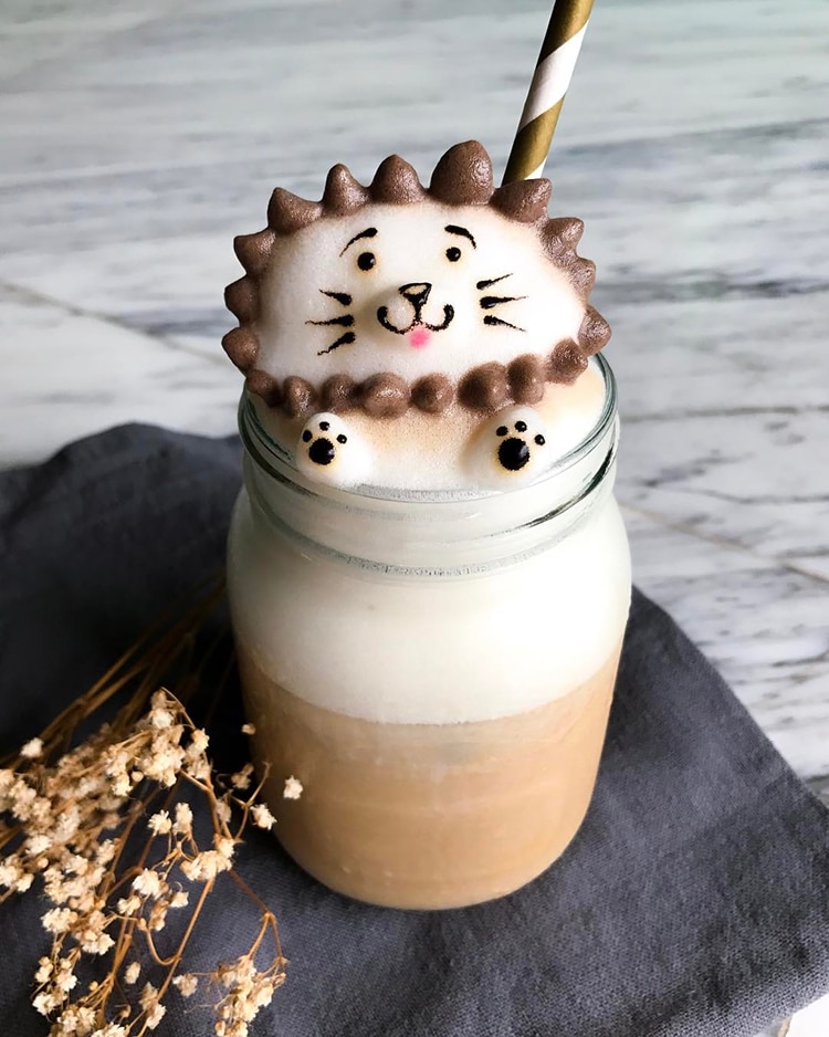 Self Taught 17 Year Old Whips Up Adorable 3d Latte Art