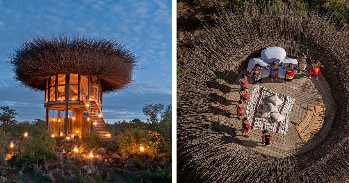 404 error page deisgn example #238: You Can Stay Overnight in This Bird Nest Villa Built Above the African Wilderness