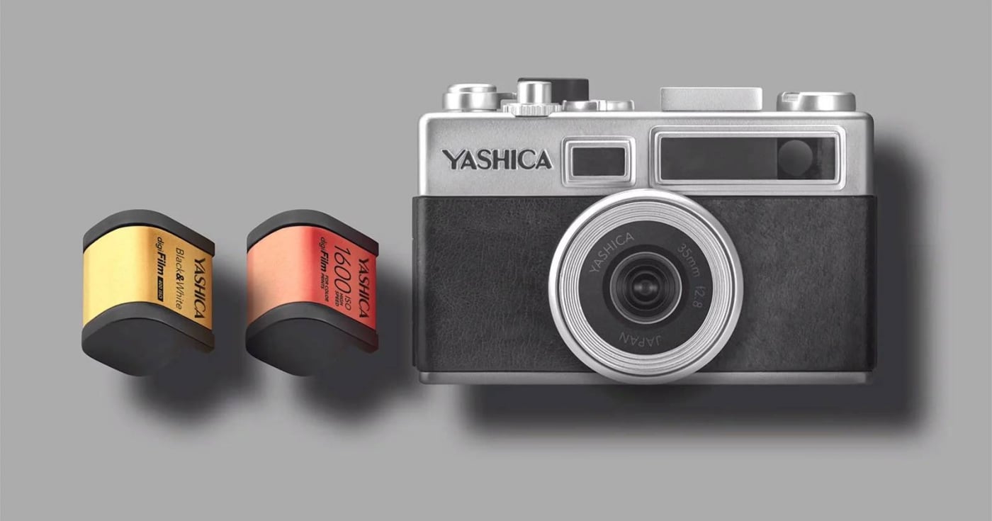 Yashica Digital Camera is Controlled by Pretend Rolls of Film