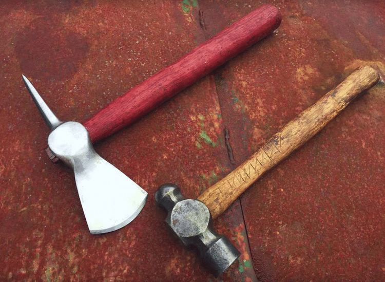 Blacksmithing - Making a ball peen hammer 