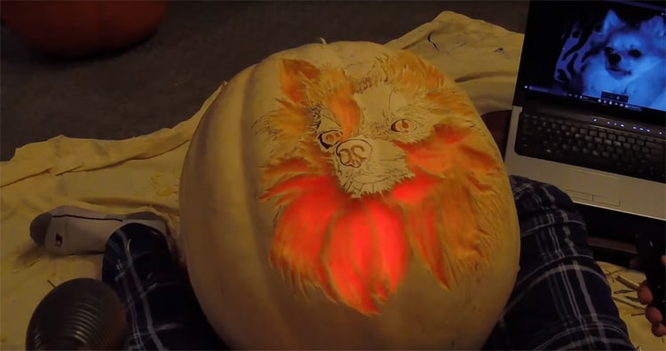 Dog Pumpkin Carving