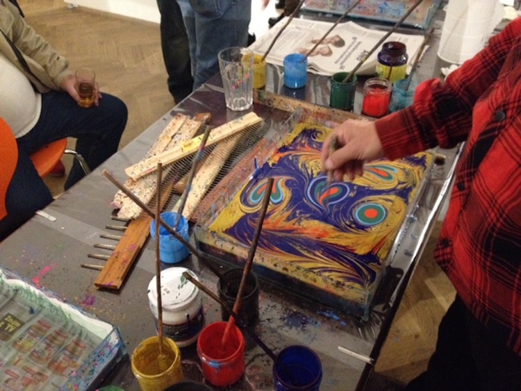 Ebru Painting Ebru Art Paper Marbling