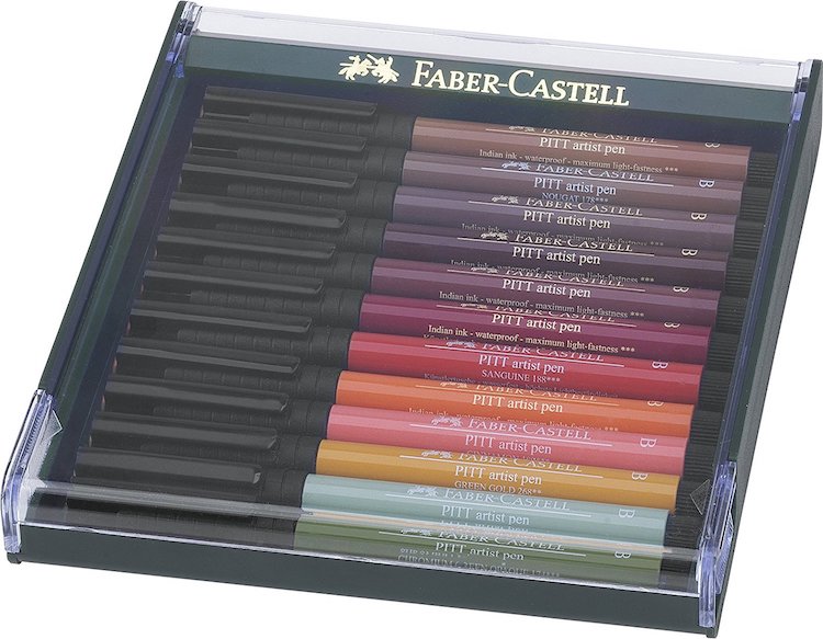 rotuladores de punta pincel de Faber Castell 