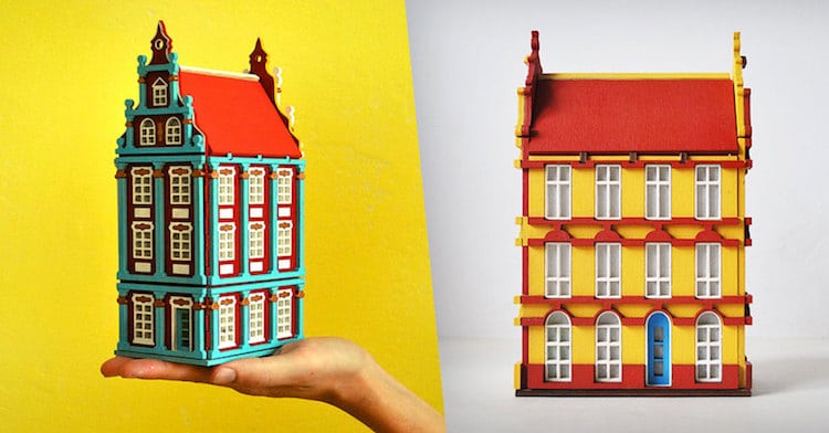 Miniature Houses by Dmitry Pokrovsky Wooduliketoo