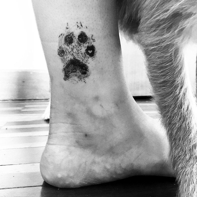 Dog Paw Tattoos 