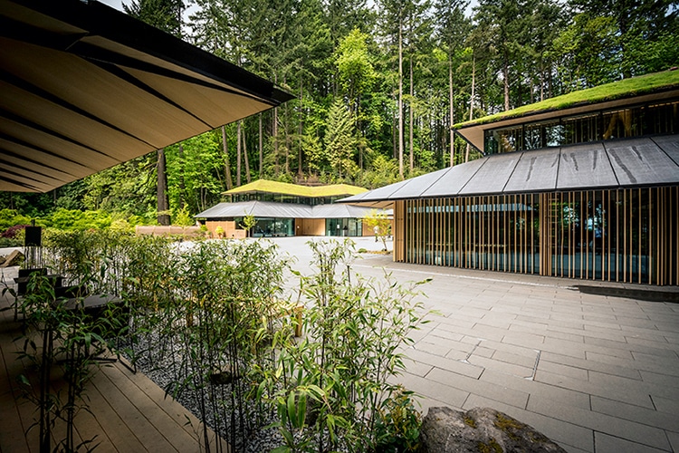 Portland Japanese Garden Cultural Village by Kengo Kuma