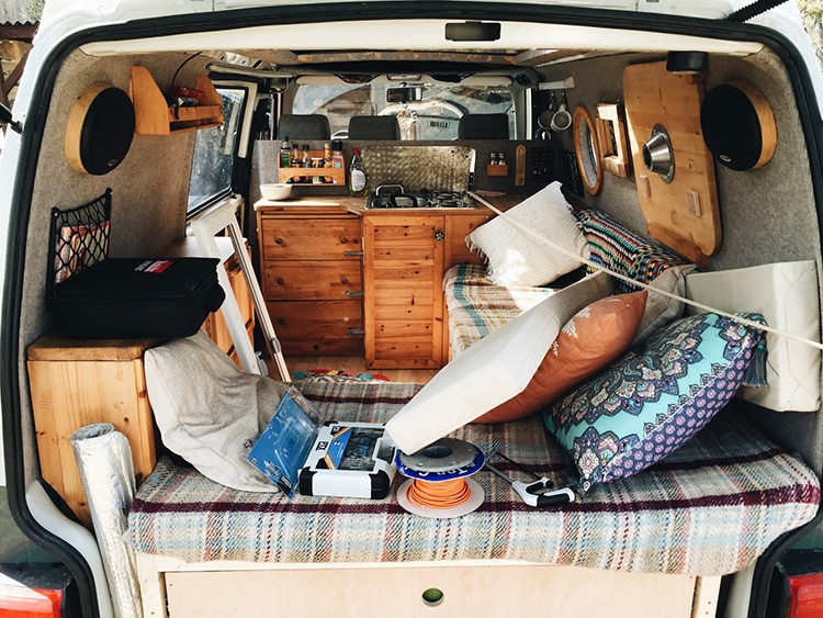 vw t4 van life