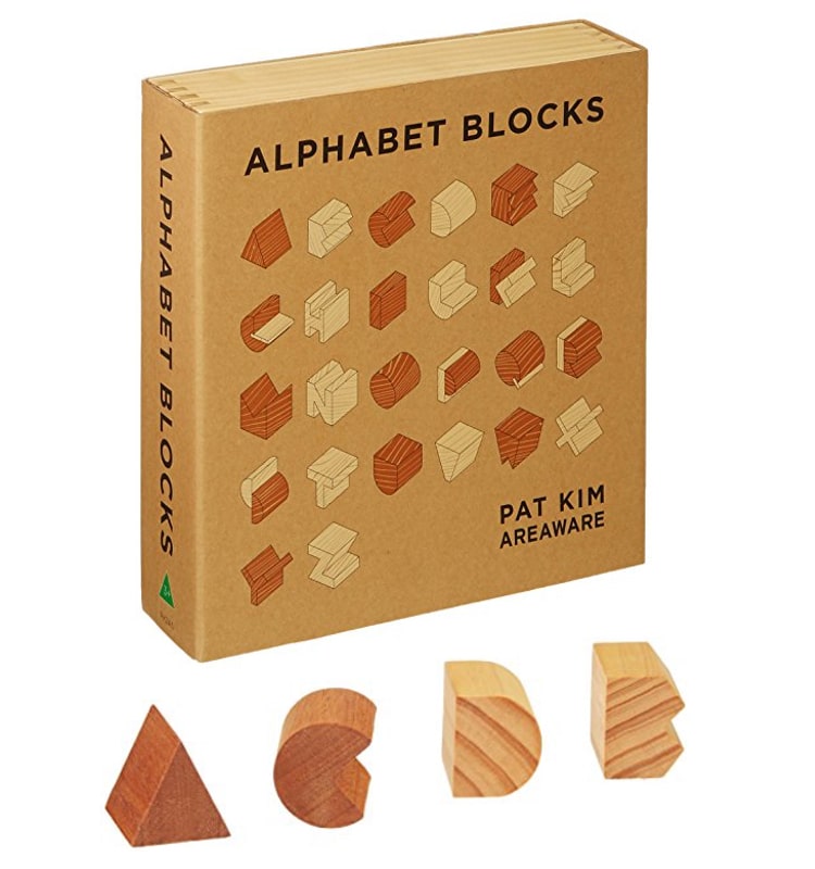 wood alphabet blocks