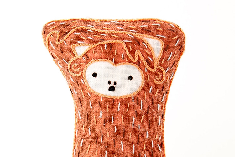 Animal Embroidery Doll Kits Kiriki Press