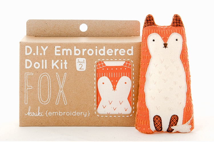 Animal Embroidery Doll Kits Kiriki Press