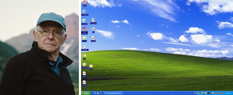 windows xp background photographer