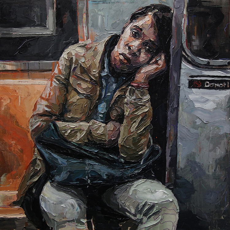 Contemporary Oil Painting Emotional Portraits by Joshua Miels
