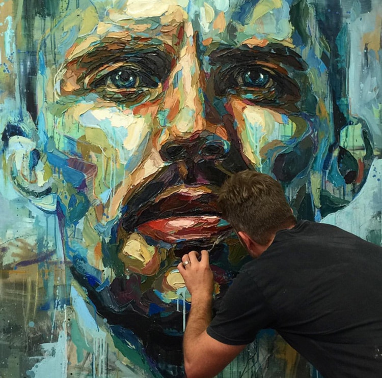 Contemporary Oil Painting Emotional Portraits by Joshua Miels