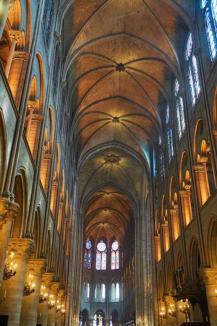 bóveda de crucería en arquitectura gótica