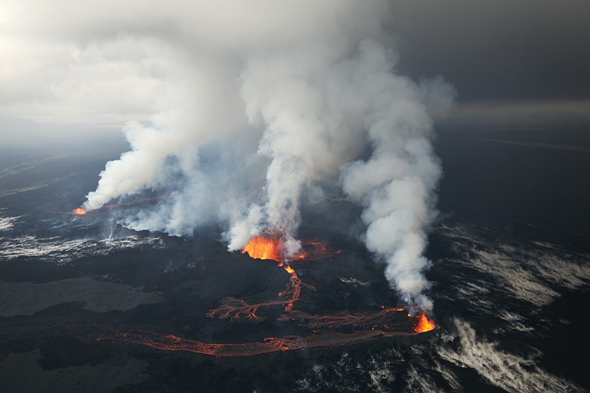 Holuhraun Volcanic Eruption Photographs by Axel Sigurðarson