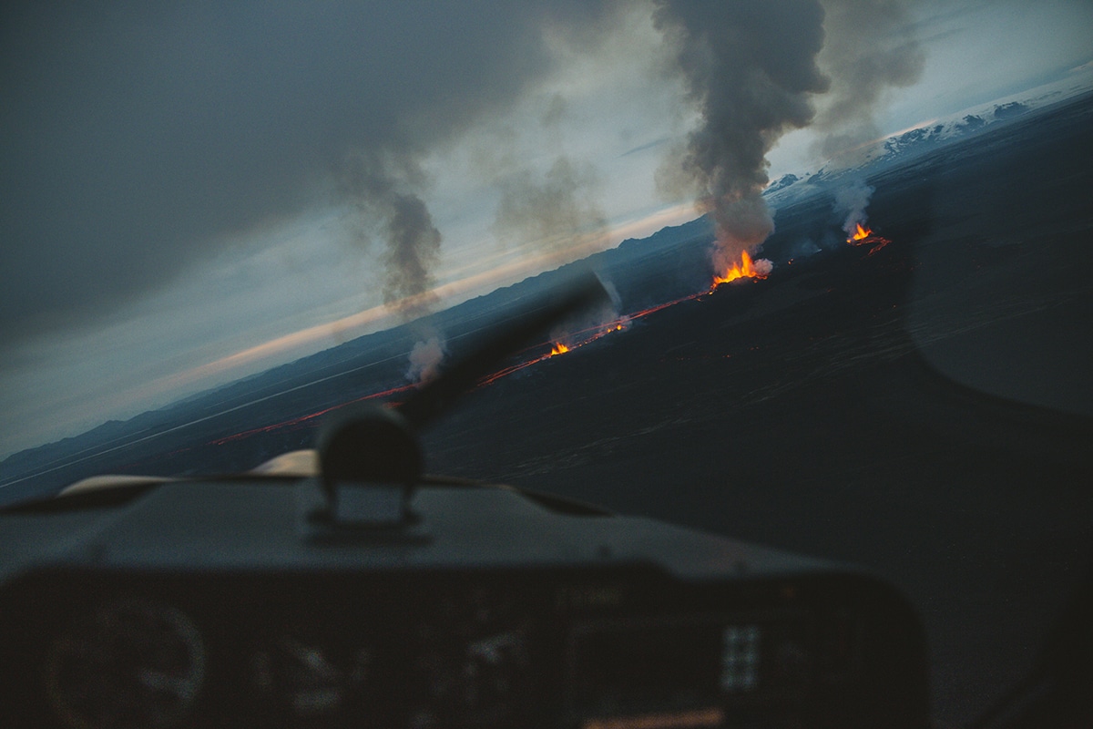 Holuhraun Volcanic Eruption Photographs by Axel Sigurðarson