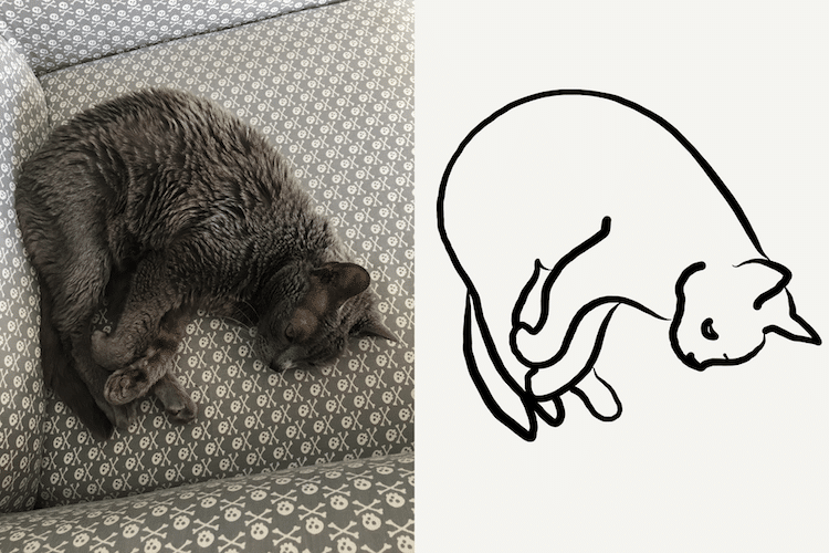 Minimal Cat Art is a Subreddit Where People Share Their ...