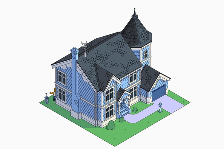 Simpsons Home Architecture Styles by NeoMam