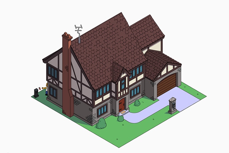 Simpsons Home Architecture Styles by NeoMam