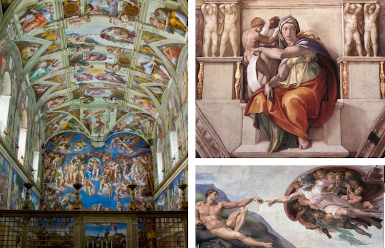 Michelangelo Sistine Chapel Ceiling Sistine Chapel Painting Sistine Chapel Vatican