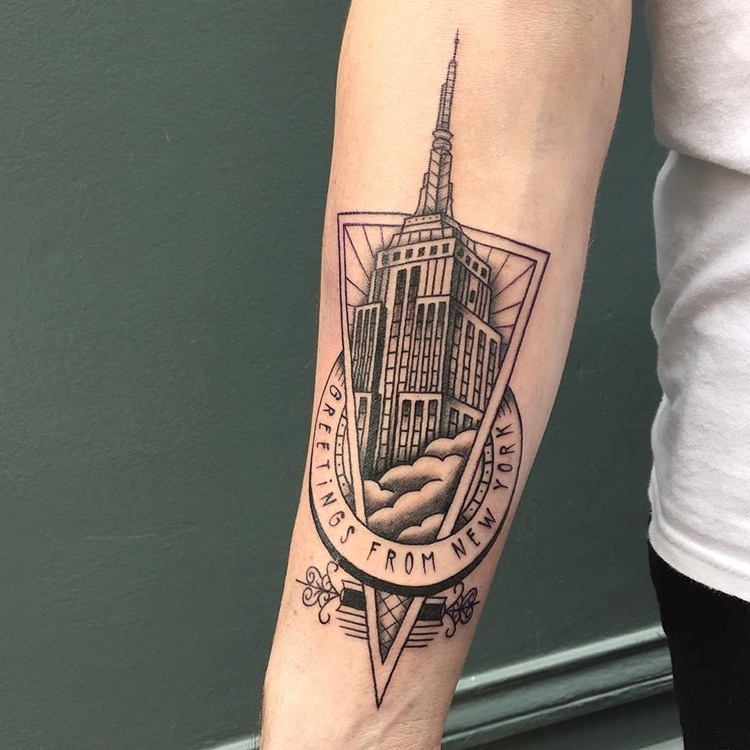 French Artist’s Illustrative Tattoos Depict Travel Memories