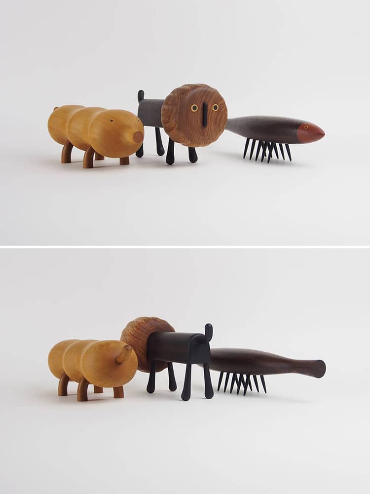 Wooden Character Toys by Yen Jui-Lin