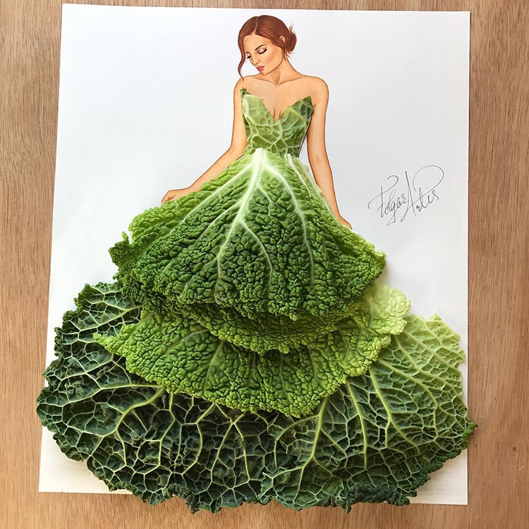 Fashion Illustrations Playfully Combine Found Objects to Create