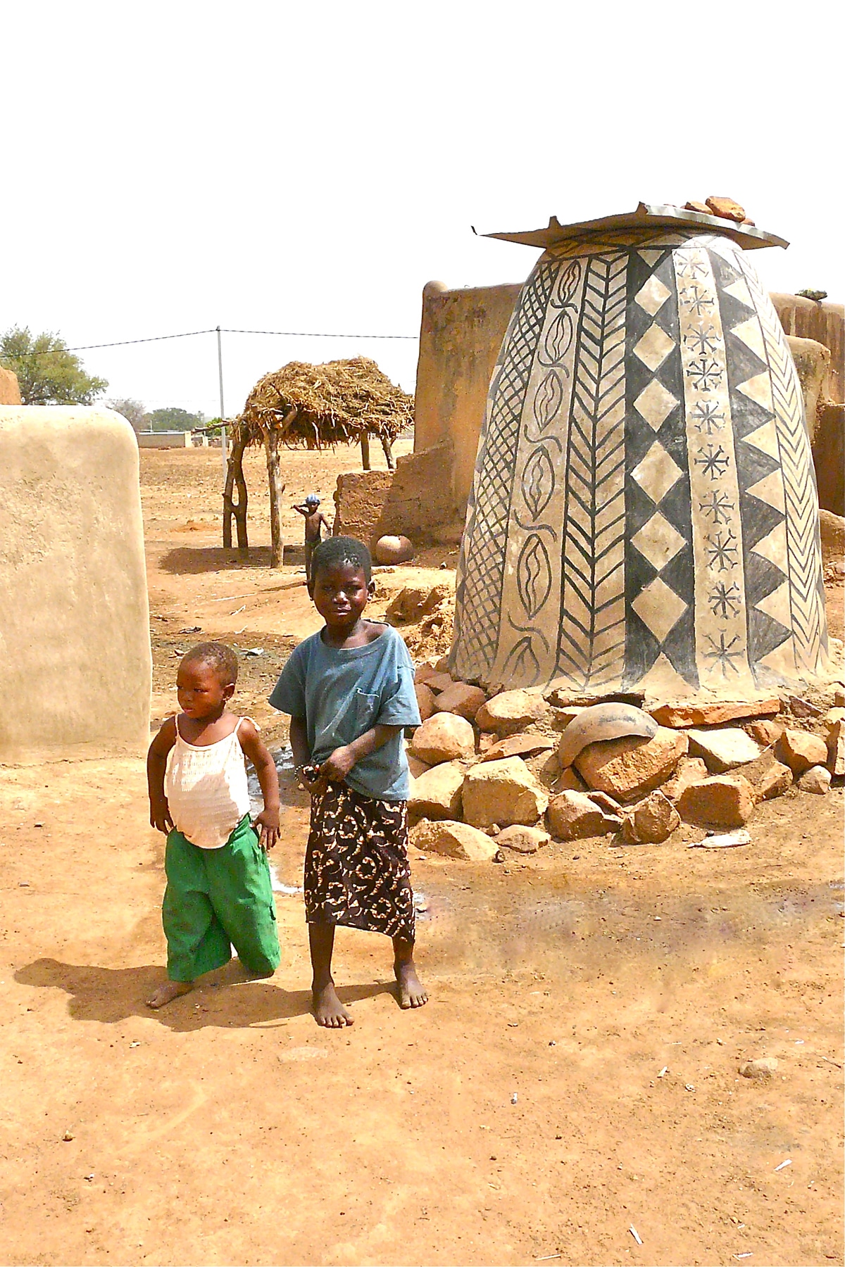 Artistic African Village Burkina Faso