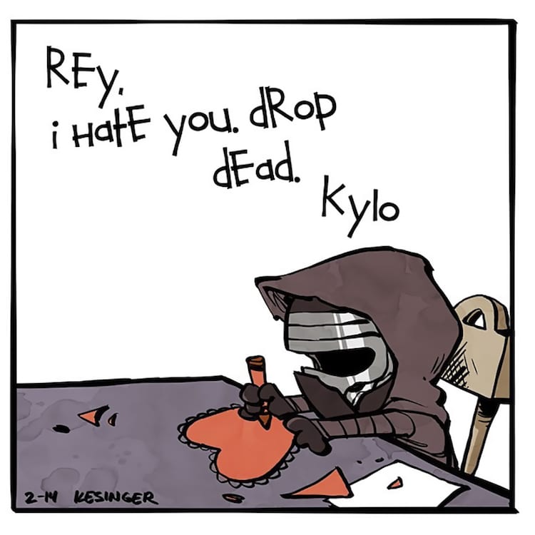 Calvin and Hobbes Comics Star Wars Mashup