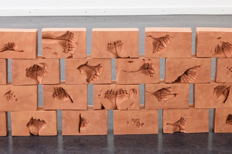 Red Clay Bricks, Site Specific Installation by Dan Stockholm