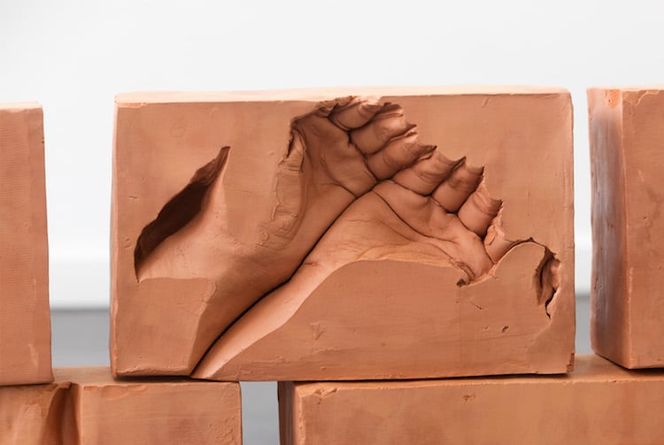 Red Clay Brick Site Specific Installation by Dan Stockholm