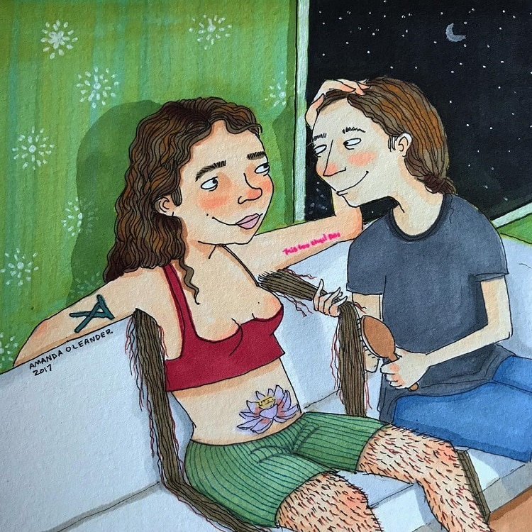 Historias de Amor Ilustradas Amanda Oleander
