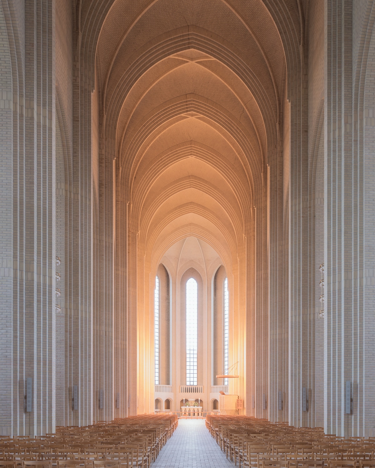 Expressionist Church Architecture Photos by Ludwig Favre