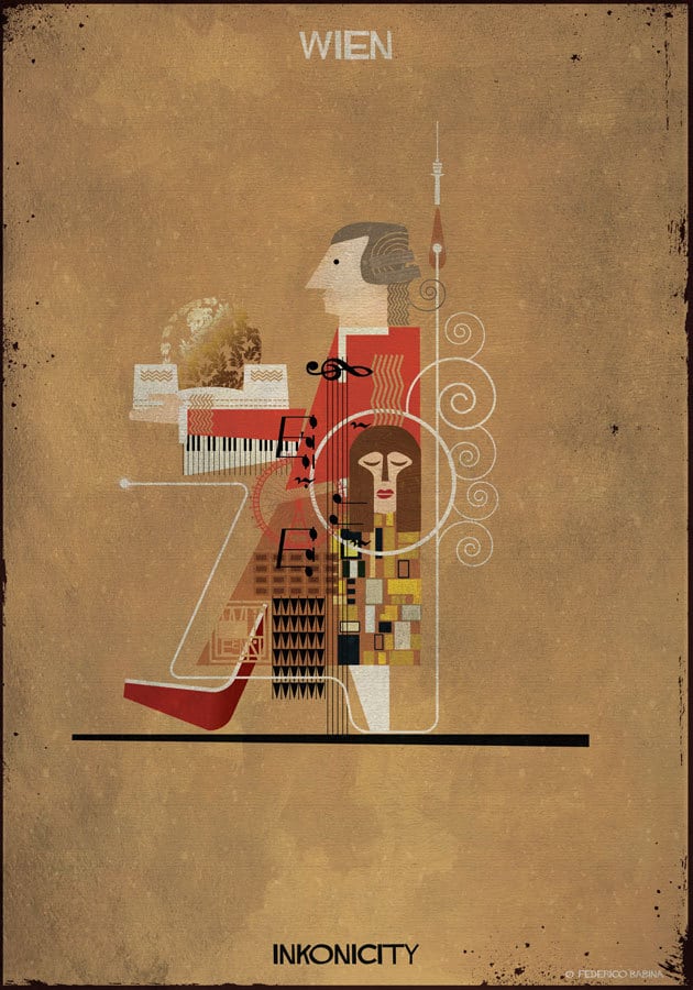 federico babina city illustration