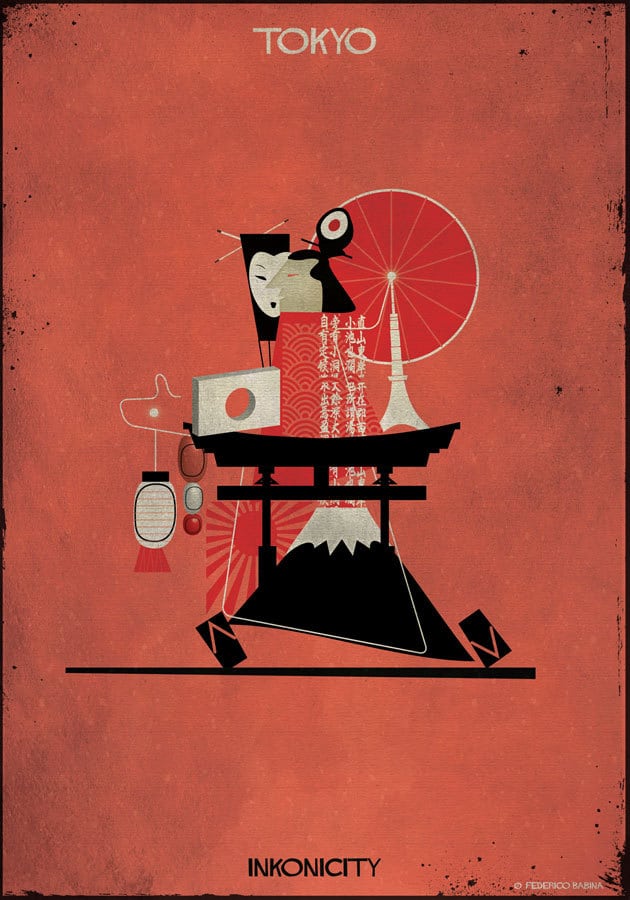 federico babina city illustration