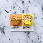 Perfectly Matched Pantone Art With Food by Lucy Litman