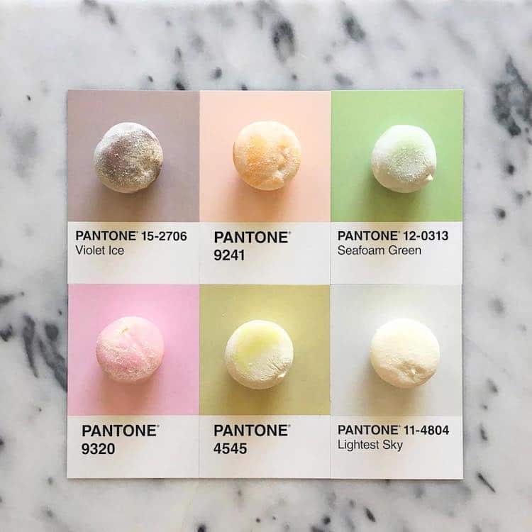 Pantone Art With Food by Lucy Litman