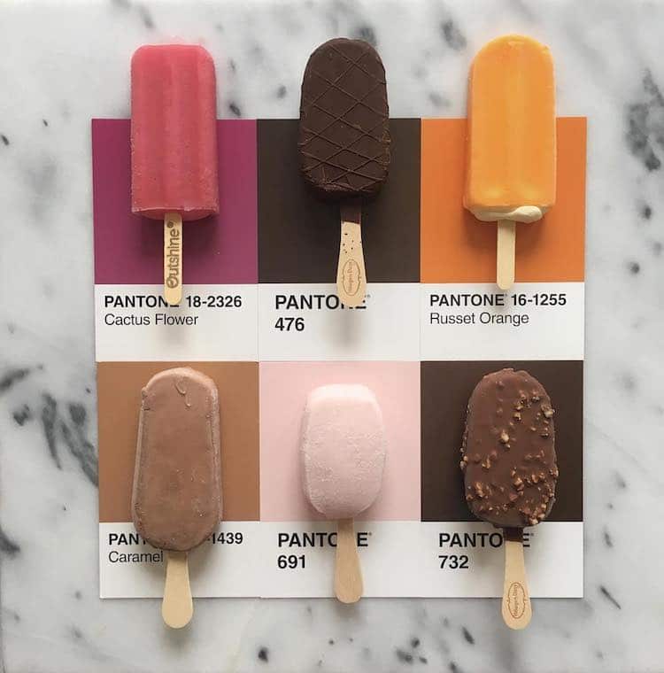 Pantone Art With Food by Lucy Litman