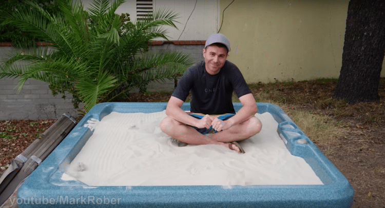 Mark Rober Liquid Sand Experiment