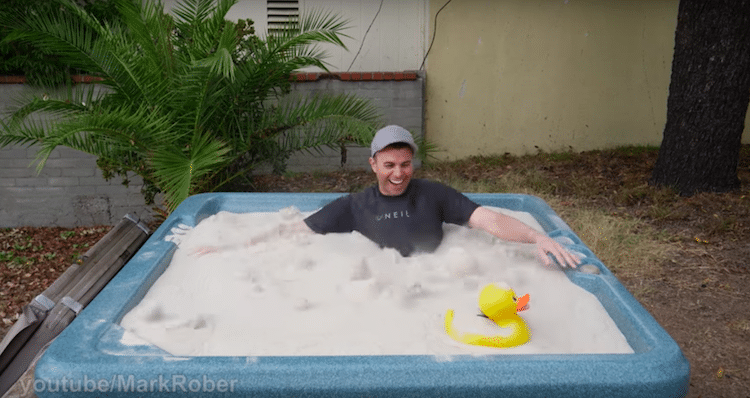 Mark Rober Liquid Sand Experiment