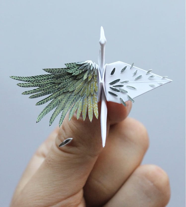 Origami Cranes by Cristian Marianciuc