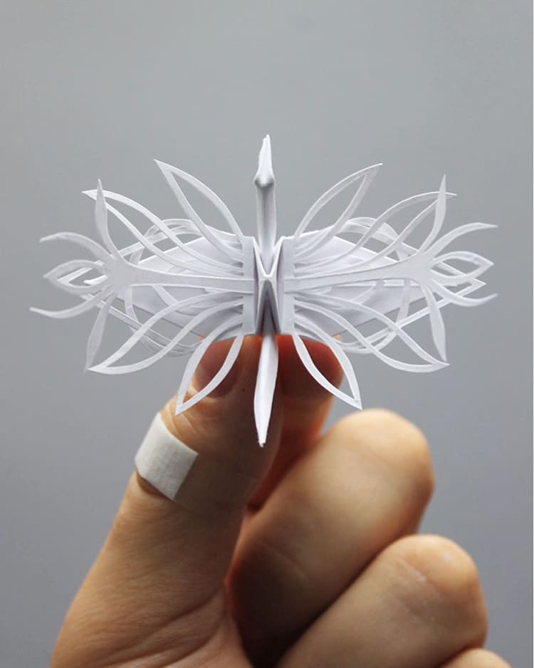 Origami Cranes by Cristian Marianciuc